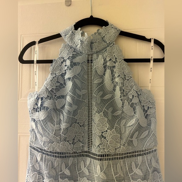 Bardot Light Blue Dress Size Medium - Picture 4 of 5